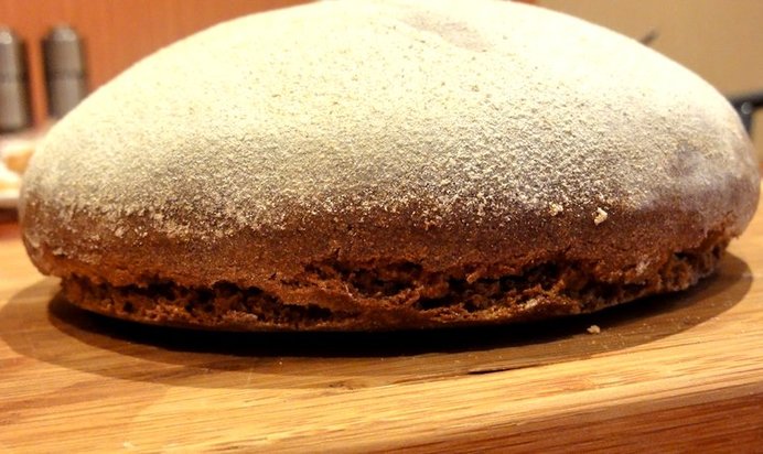 Постный хлеб без дрожжей