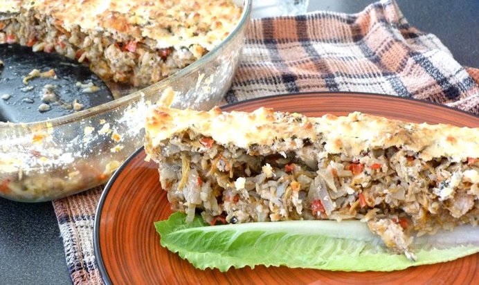 Запеканка с индейкой