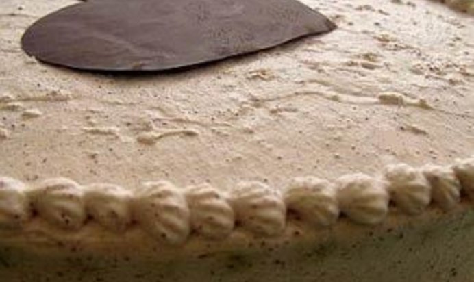 Шоколадный торт с муссом из белого и темного шоколада