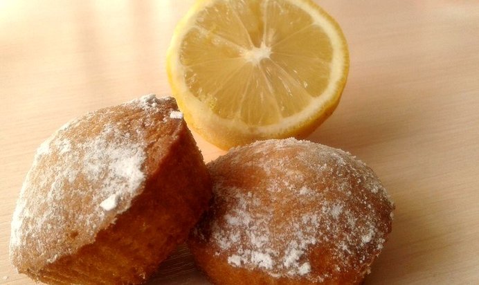 Кексы с лимоном