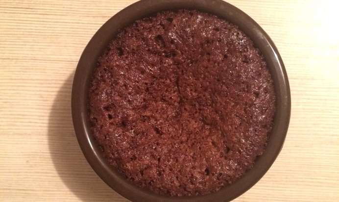 Кекс с корицей и отрубями