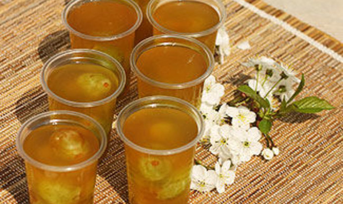 Виноград в желе