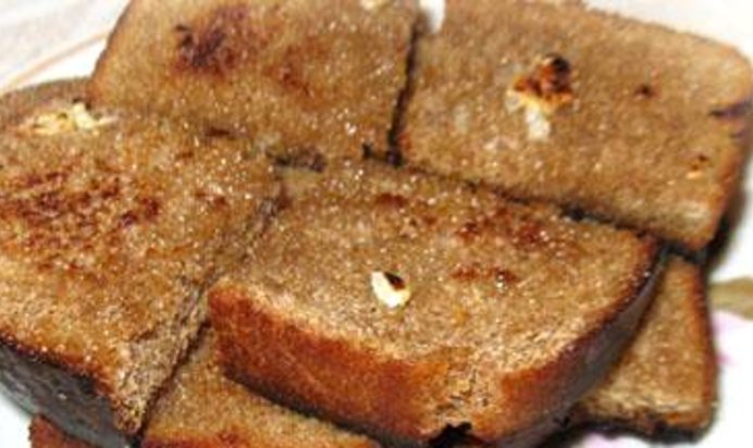 Гренки с чесноком