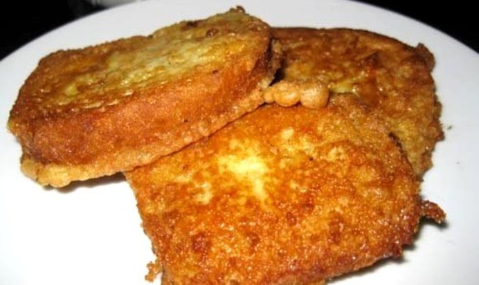 Гренки с яйцом