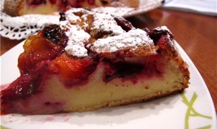 Сливовый торт