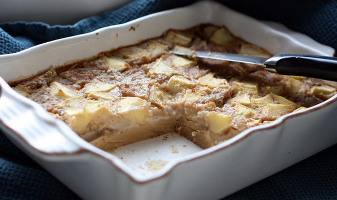 Яблочно-грушевая запеканка