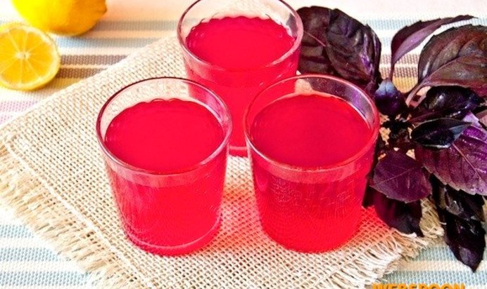 Напиток из базилика