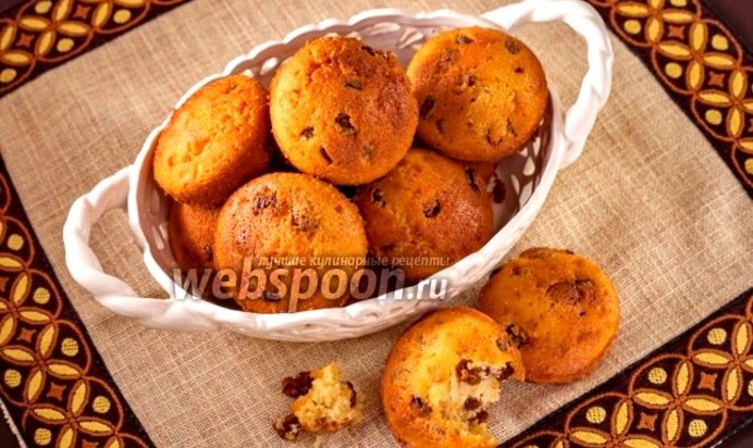 Маффины с изюмом
