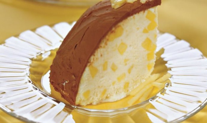 Ананасовый торт-мороженое