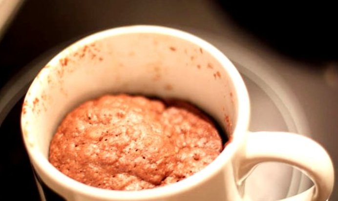 Диетический кекс в микроволновке