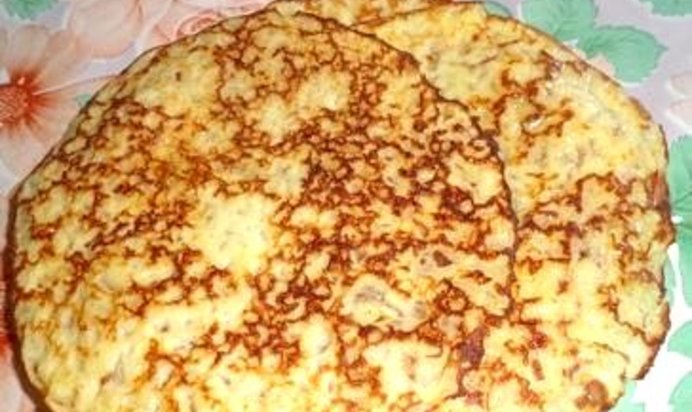 Нежные блинчики с отрубями