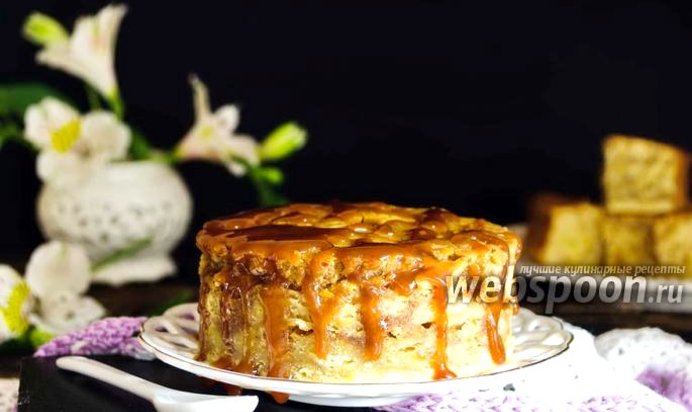 Мраморный карамельный кекс на сыворотке