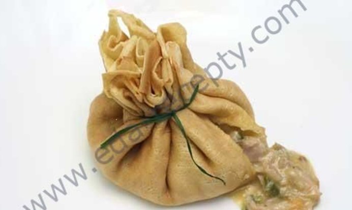 Блинчики с паприкашем «Кошелек богача»