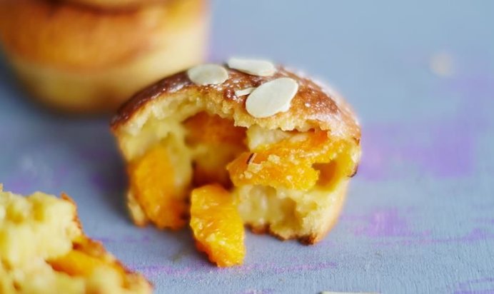 Мандариново- миндальные кексы