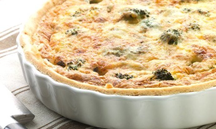 Запеканка с брокколи и цветной капустой