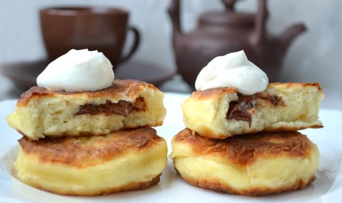 Сырники с шоколадным сюрпризом