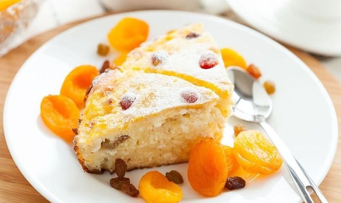 Творожная запеканка без яиц