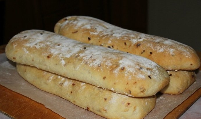 Чиабатта с луком