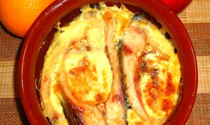 Запеканка из овощей и рыбы