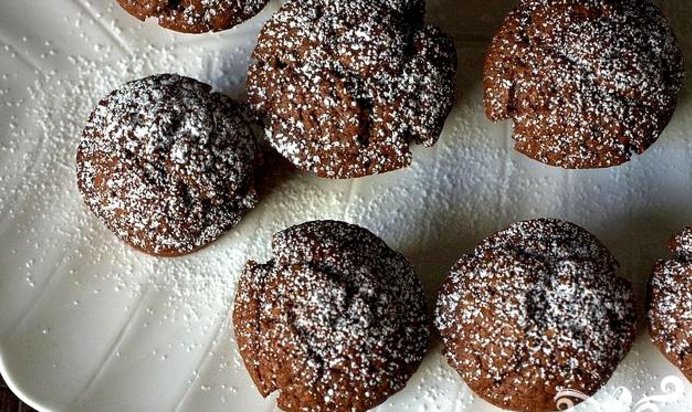Шоколадные кексы с йогуртом