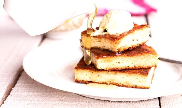 Сладкая творожная запеканка