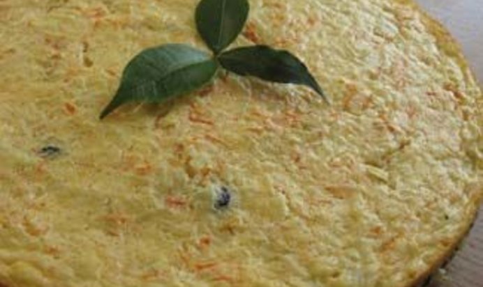 Рисовая запеканка с морковью, яблоками и изюмом