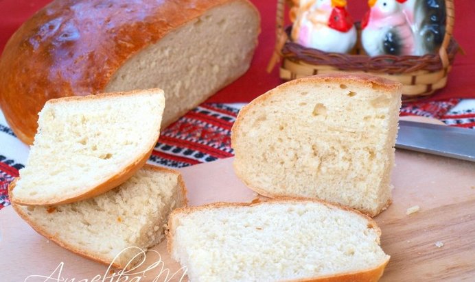 Пшеничный хлеб в духовке