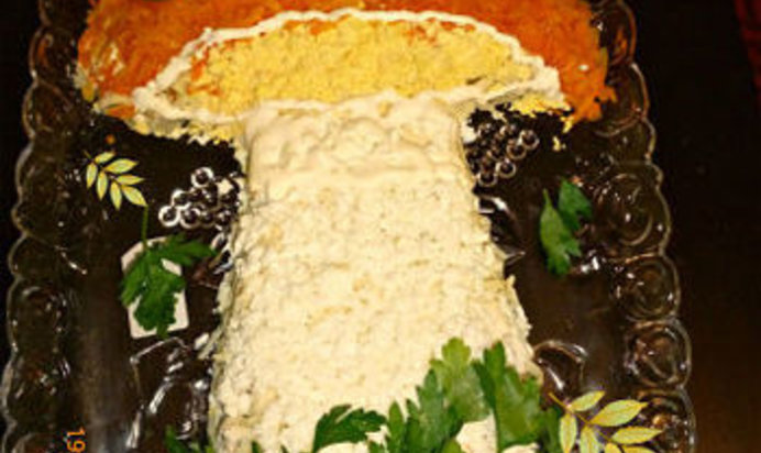 Салат Грибок