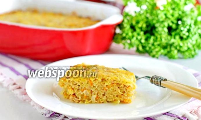 Запеканка с картофелем и фаршем