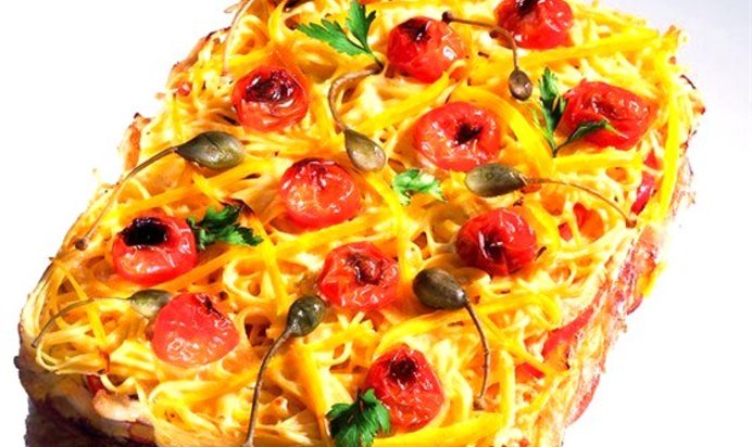 Запеканка с курицей и творогом