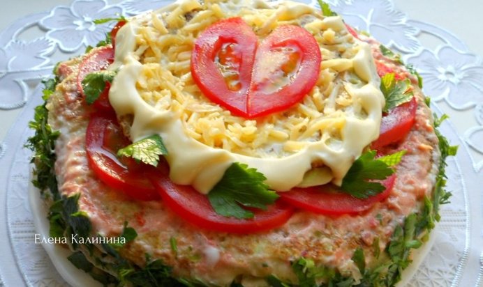 Тортик из кабачков