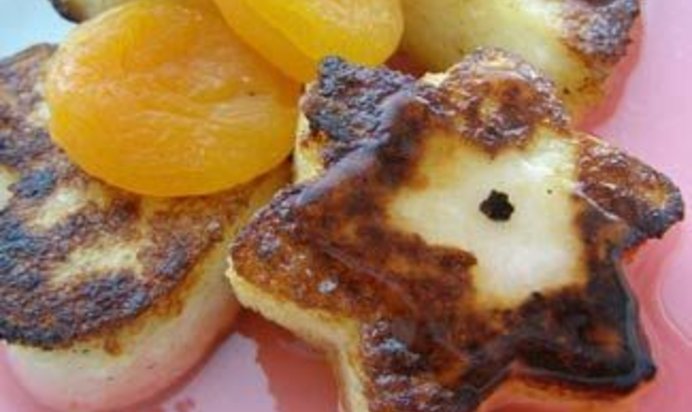 Манные котлетки в киселе