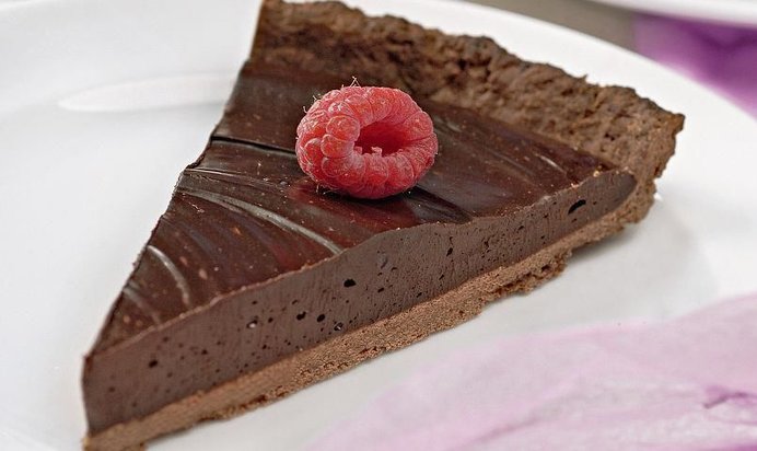 Тортик с шоколадным ганашем