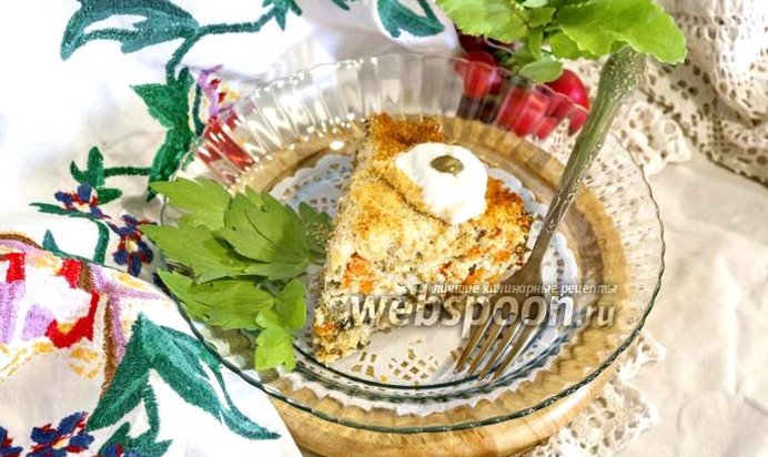 Запеканка с тыквой и фаршем