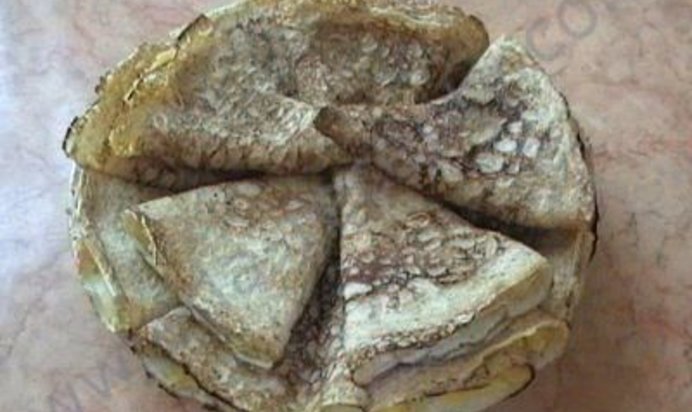 Постные блинчики с начинкой из картофеля