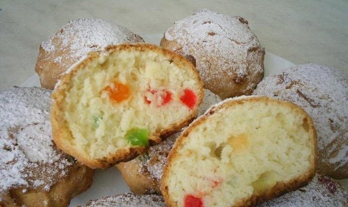 Кексы с цукатами