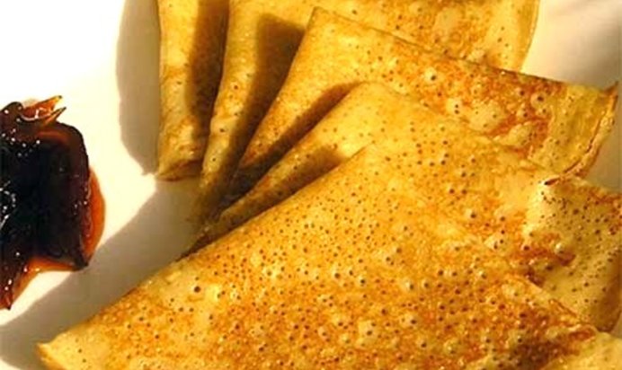 Блинчики на молоке заварные