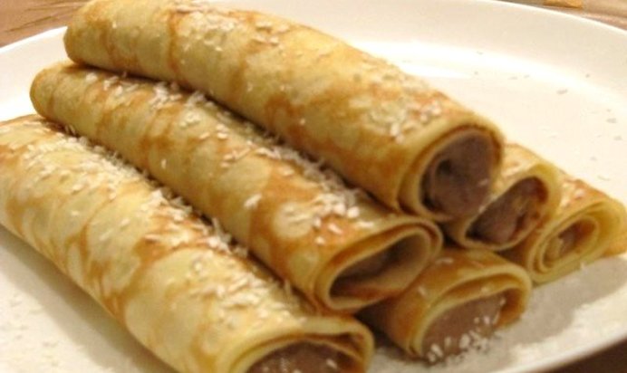 Блинчики с заварным кремом