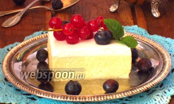 Двухслойная творожная запеканка