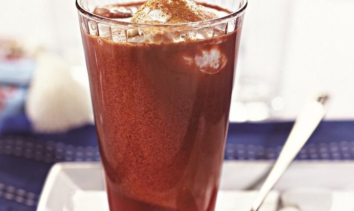 Коктейль Какао с вишней