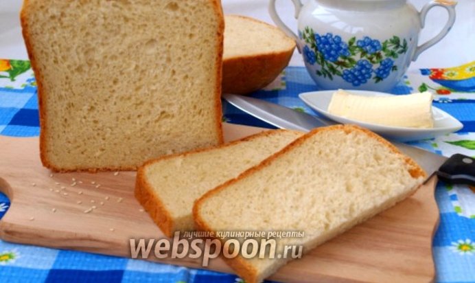 Хлеб с кунжутом в хлебопечке