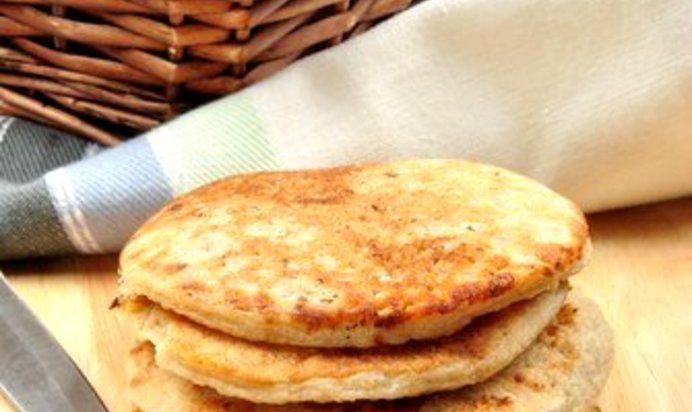 Бананово–ореховые блины