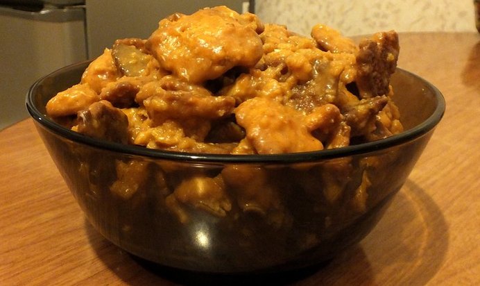 Торт «Муравейник» без использования мясорубки