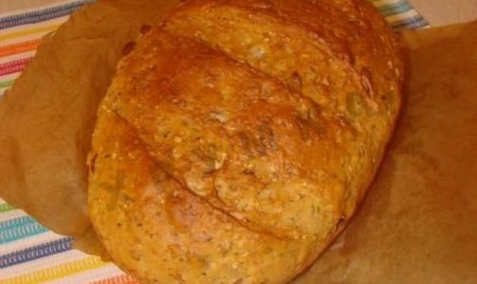 Хлеб с овсяными хлопьями