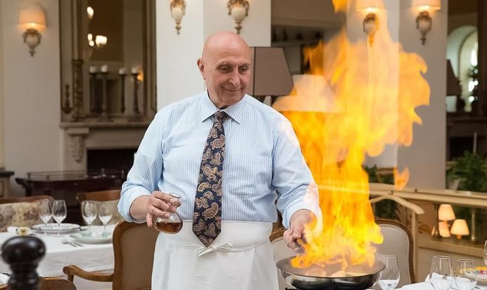 Блинчики с маскарпоне и ягодами от Франческо Пистаккио