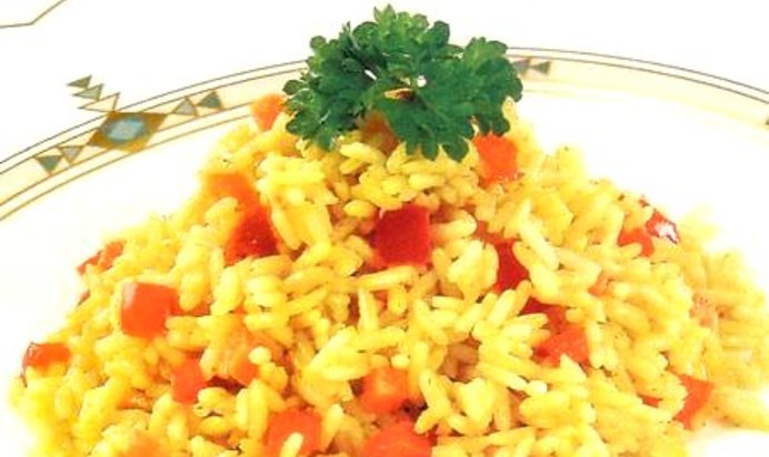 Ризотто с красным перцем