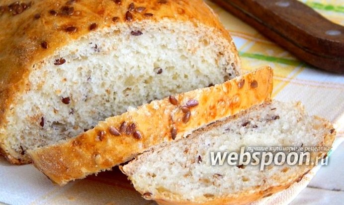 Хлеб с клетчаткой и семенами льна