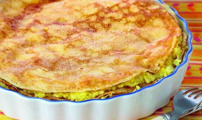 Блинная бабка с пшеном