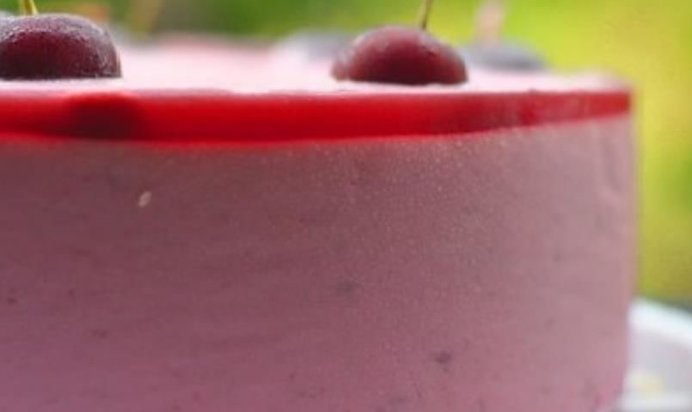 Торт-мусс Вишневое зеркало