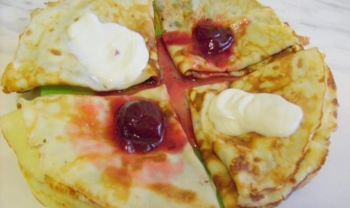 Самые простые блины ванильные